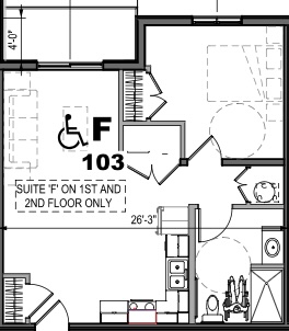 Layout F floor plan