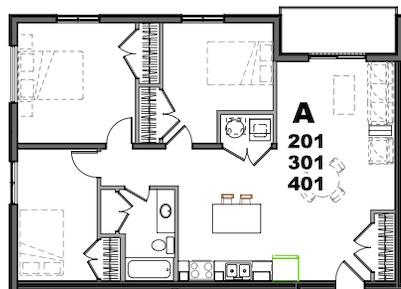 Layout A floor plan